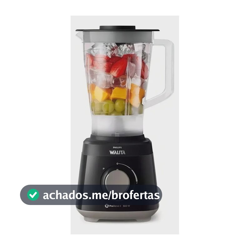 Liquidificador Walita Daily RI2110 550W 2 Velocidades Philips