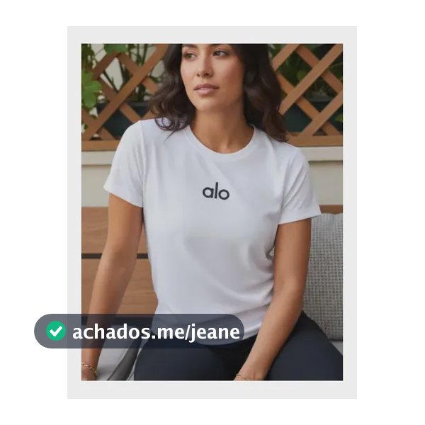 Camisa Feminina Blusa Dry Fit Fitness Proteção Uv Academia Branco Alo M
