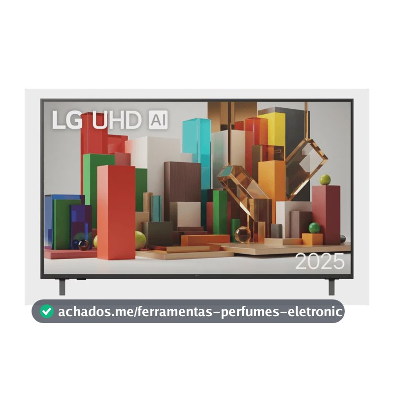 Smart TV Profissional 4K 50" LG UHD 50AU801 Processador α7 AI Ger8 Super Upscaling Google Cast Alexa Integrado Controle AI Smart Magic WebOS 25