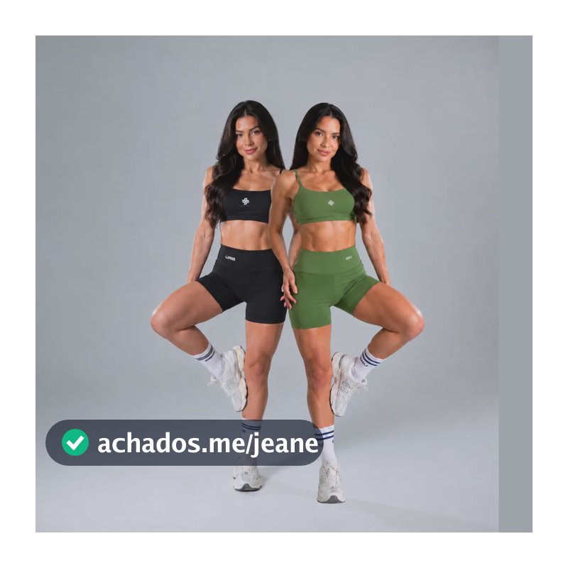 Kit 2 Conjuntos Fitness Feminino De Academia Alta Qualidade Kit- Verde E Preto M