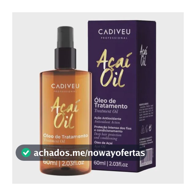Cadiveu Açaí Oil Óleo De Tratamento Capilar 60ml