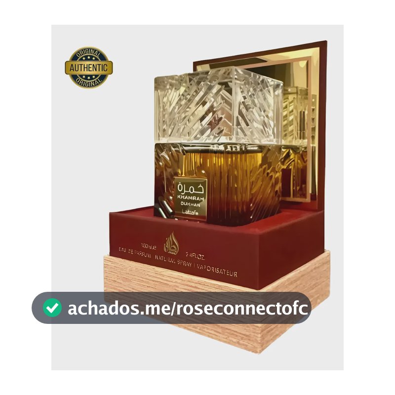 Perfume Árabe Khamrah Dukhan Lattafa 100 Ml Eua De Parfum
