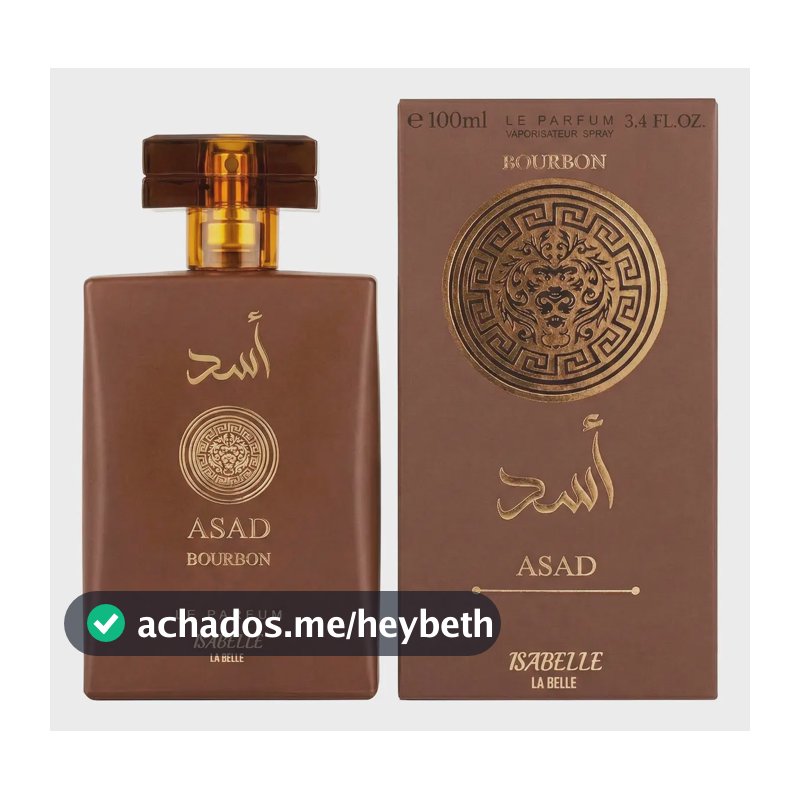 Perfume Masculino Asad Bourbon 100ml marca Isabelle La Belle