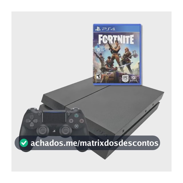 Ps4 Playstation 4 Fat Sony 500 Gb Recondicionado Garantia 6m + 1 Jogo (seminovo) Preto