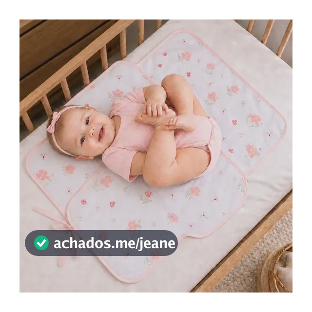 Trocador Portatil Bebe Acolchoado Com Porta Fraldas Bolsa
