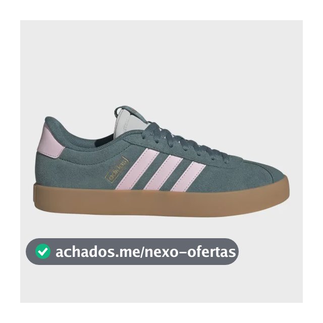 Tênis Feminino Vl Court 3.0 adidas Verde Liso 38 Br