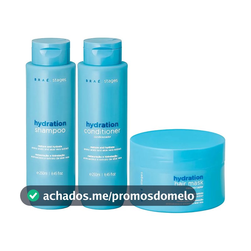 Braé - Kit Stages Hydration - SH+CD+Másc