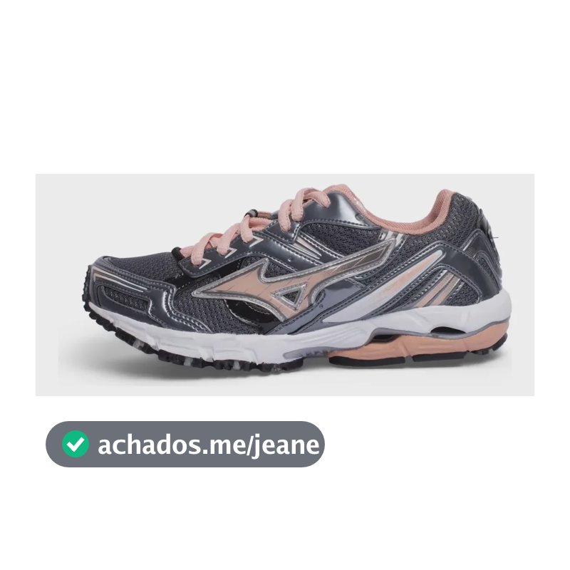 Tênis Mizuno Wave Inspire 6 Feminino Corrida Caminhada Grafitnude 36,0 Br