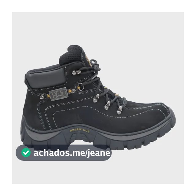 Bota Caterpillar Masculina Adventure Leve Palmilha Gel 2113