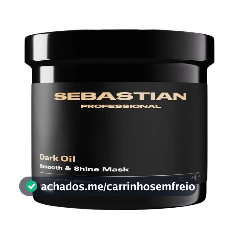 Máscara De Tratamento Dark Oil Sebastian Professional 500ml