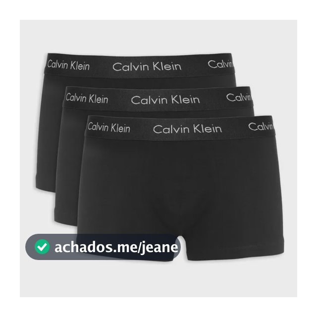 Kit Calvin Klein De 3 Cuecas Low Rise Trunk