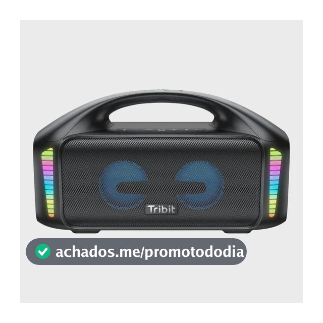 Alto-falante Tribit Stormbox Blast Portátil 90w Cor Preto