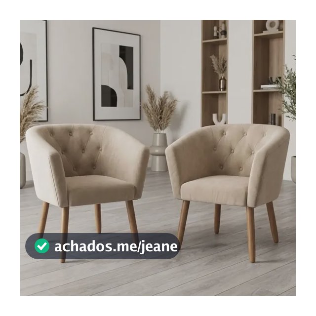 Jogo 2 Cadeiras Estofada Para Recepção Comercial Pés Palito