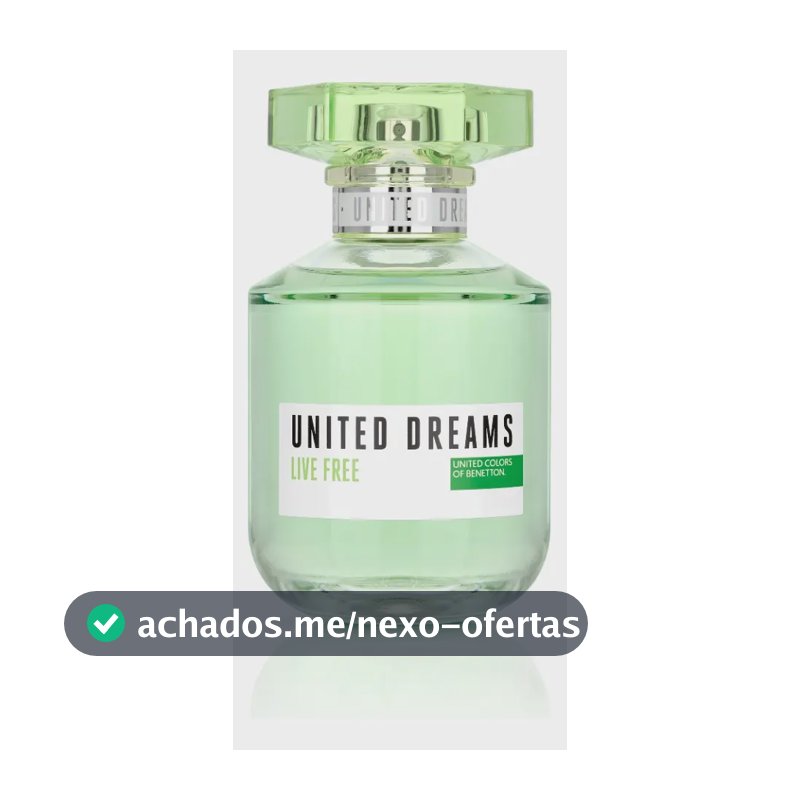 Perfume Benetton United Dreams Live Free Eau de Toilette 80 ml Feminino