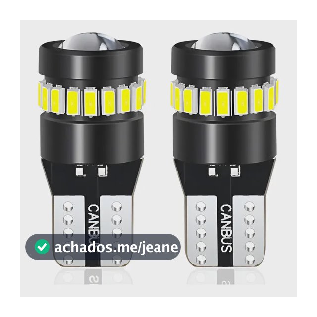 Melhor Lâmpada Led Pingo T10 Extra Forte Canhão 6000k Oferta T10
