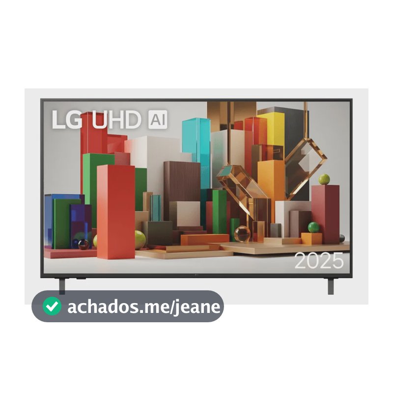 Smart TV Profissional 4K 50" LG UHD 50AU801 Processador α7 AI Ger8 Super Upscaling Google Cast Alexa Integrado Controle AI Smart Magic WebOS 25
