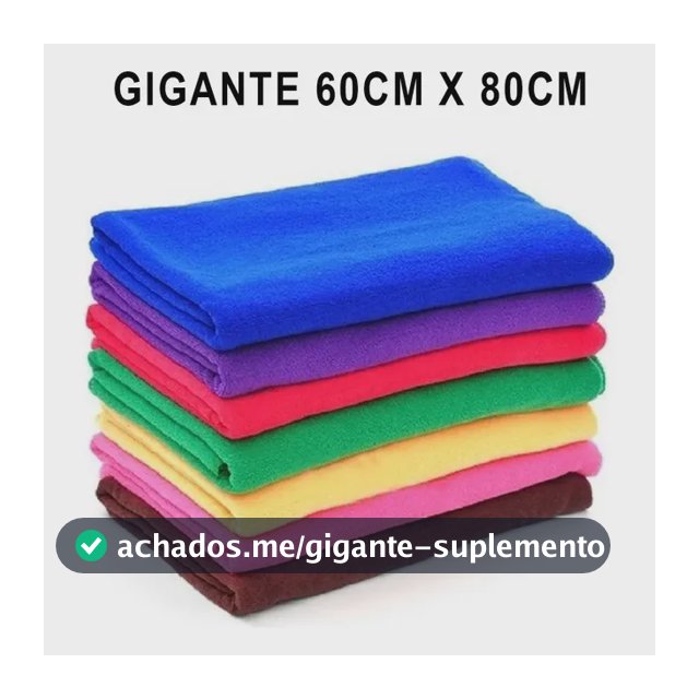 Kit 10 Un Panos Chão Gigante Microfibra 80x60 Mais Vendido!
