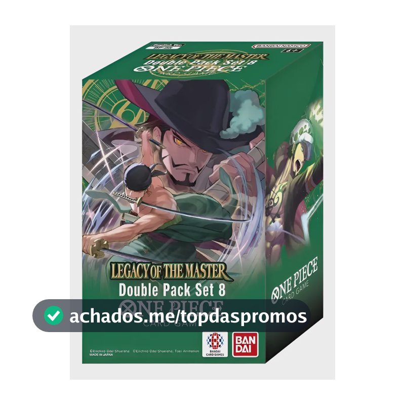 One Piece Double Pack Set 8 Legacy Of The Master Op-12 Inglês