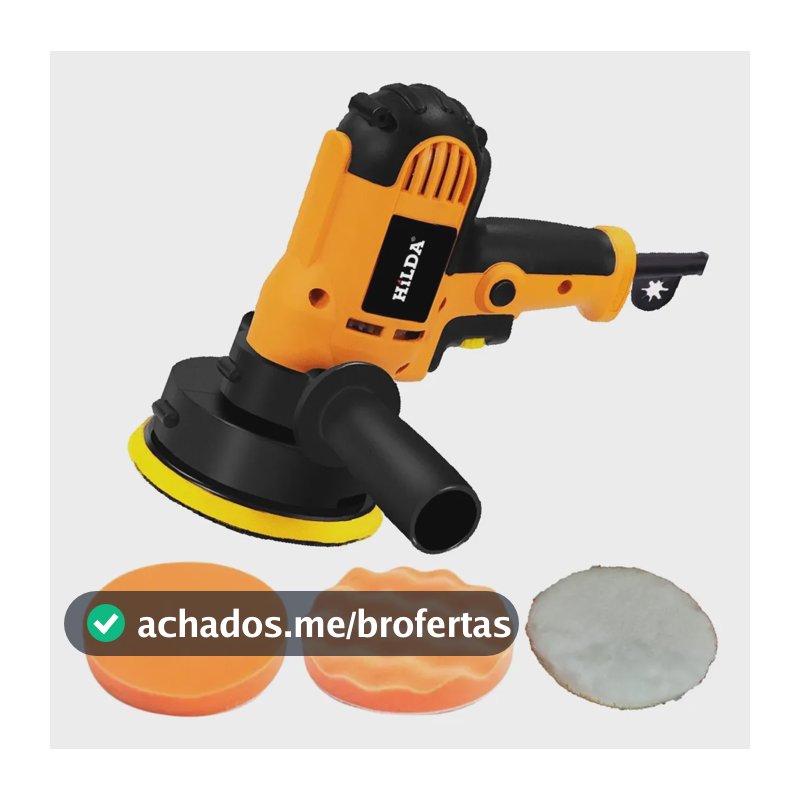 Politriz Polidora Automotiva Lixadeira 5 Polegadas (125 mm) Hilda Rosca M14