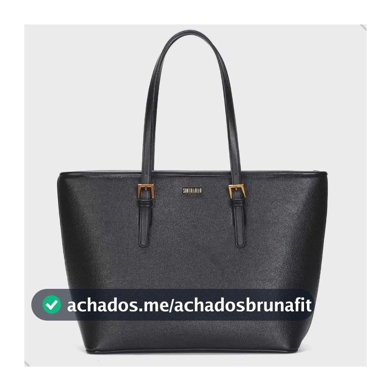 Bolsa Shopper Santa Lolla Shopper Floater - Preto