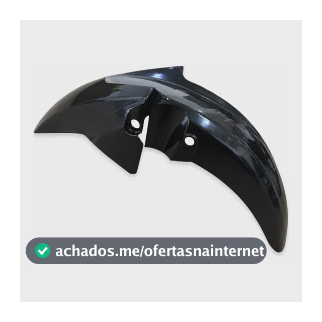Paralama Preto Injetado Titan Fan Start  150 160 2014 A 2024 Dianteiro