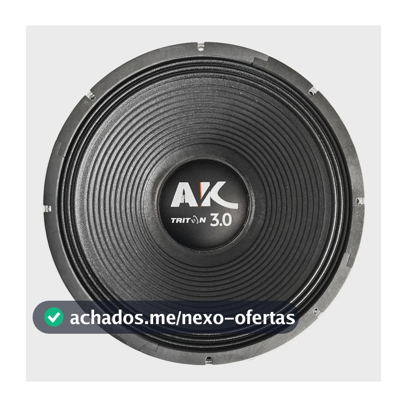 Alto Falante Triton Ak 3.0 15 Pol 1500w Rms 4 Ohms 3000w 4 Ohms