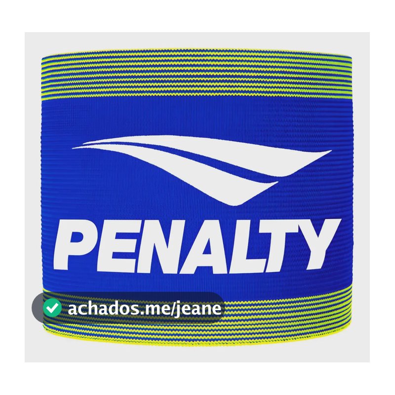 Faixa De Capitão Penalty Royal E Amarelo
