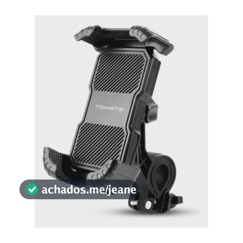 Suporte Celular Moto Bicicleta Guidão Bike Ajustável Preto