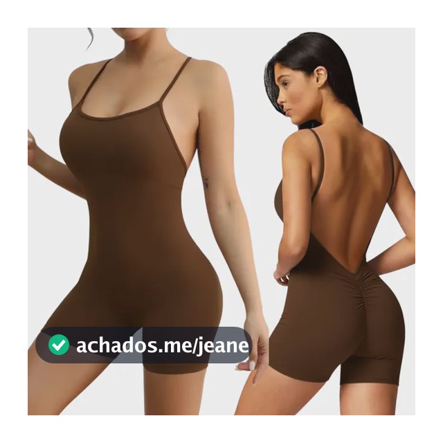Cinta Modelador Macaquinho Segunda Pele Short Sem Bojo