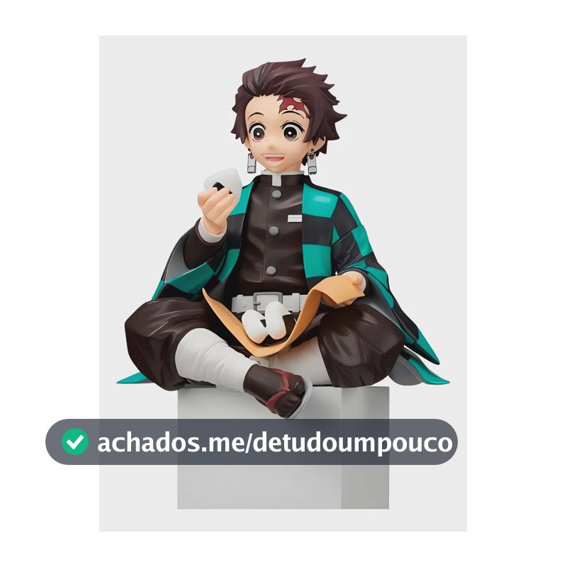 Tanjiro Kamado Action Figure Demon Slayer Boneco Sentado