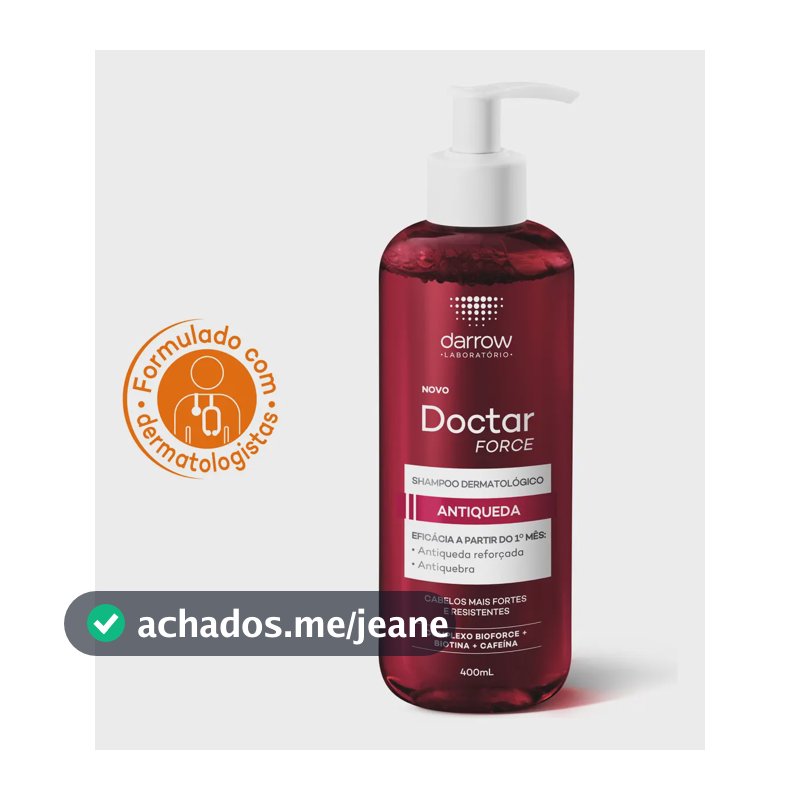 Shampoo Antiqueda Dermatológico Darrow Doctar Force 400ml