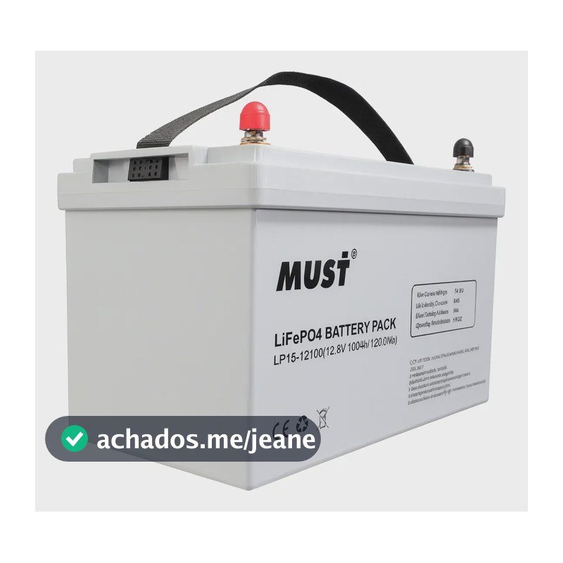 Bateria De Litio 100ah 12v Must
