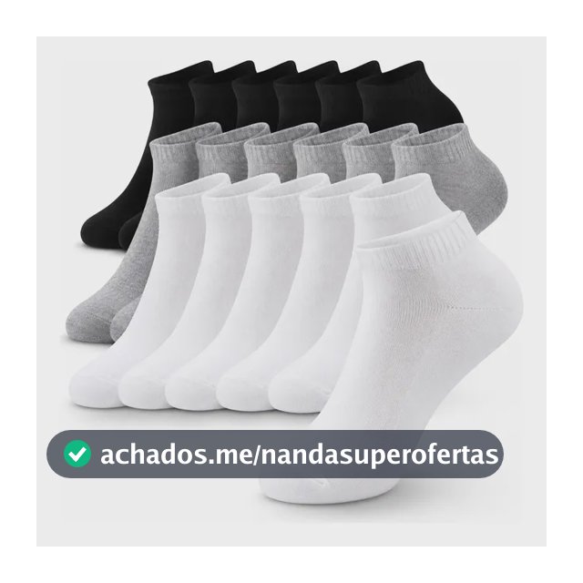 Kit 12 Pares Meia Soquete Escolar Infantil Menino E Menina