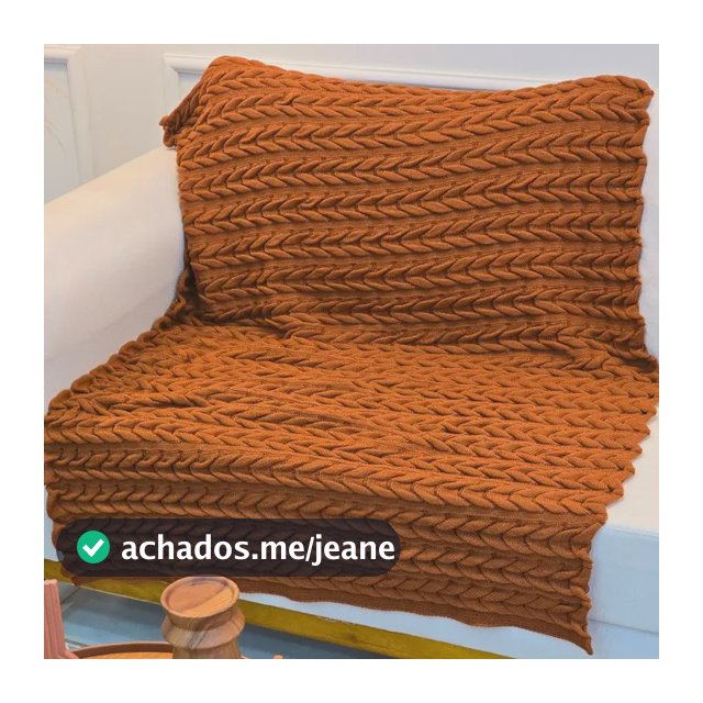 Manta De Tricot Sofá Poltrona 150x100cm Aconchego Decorativa