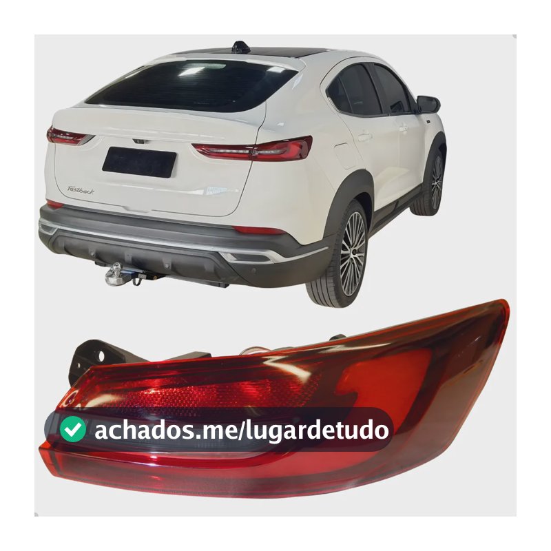 Lanterna Traseira Direita Fiat Fastback 2024 Direito/passageiro Vermelha