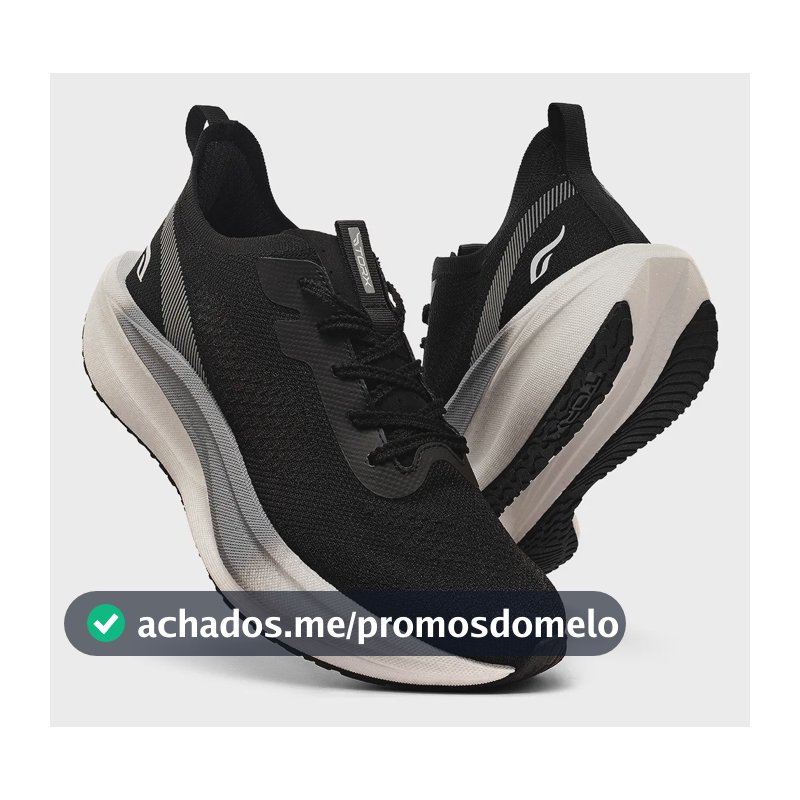 Tênis Corrida Torx + Vili Ultra Max Placa Propulsão 220g Preto 41 Br