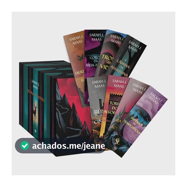 Box trono de vidro - novas capas - Maas, Sarah J. - Grupo Editorial Record - Capa Mole