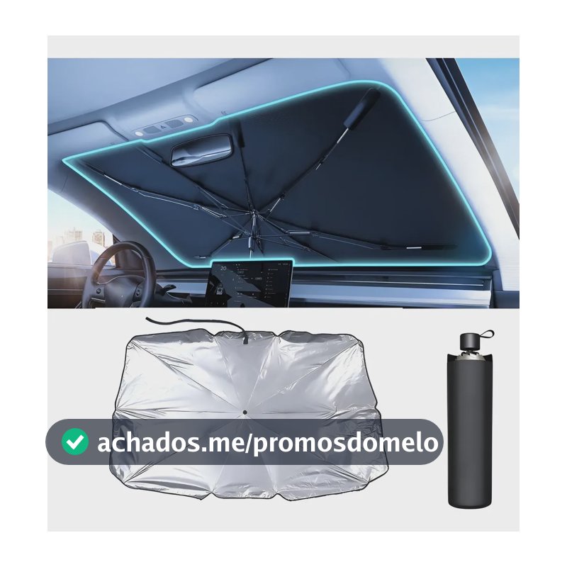 Quebra Sol Para Brisa Carro Protetor Solar Quebra Sol