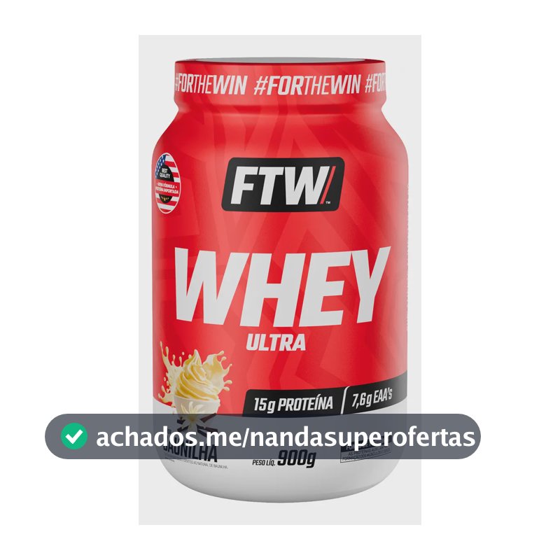Whey protein FTW em pó sabor Baunilha x 900g