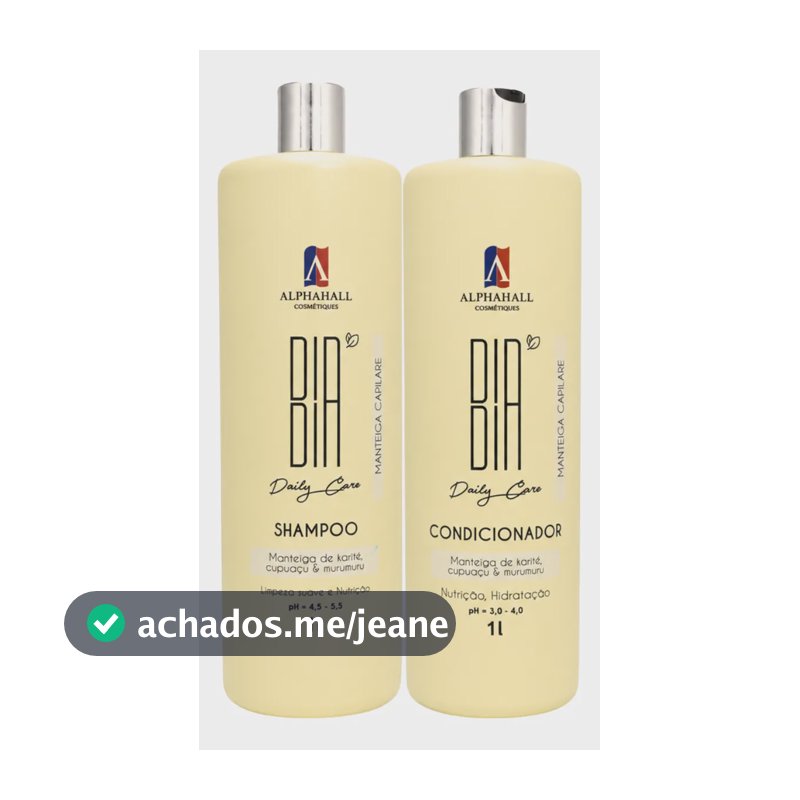 Kit Manteiga Dia A Dia Shampoo + Condicionador 1kg