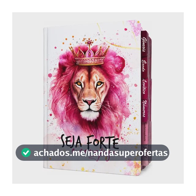 Bíblia Sagrada Evangélica Letra Gigante Com Índice Abas Adesivas Laterais Leão Rosa Coroa Feminina Seja Forte E Corajosa Promoção Arc Sb Linda Capa Luxo