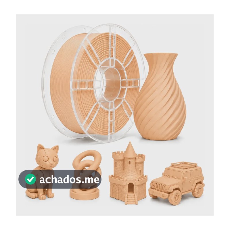 Filamento Pla Matte Sol3d 1kg 1,75mm Para Impressão 3d Areia