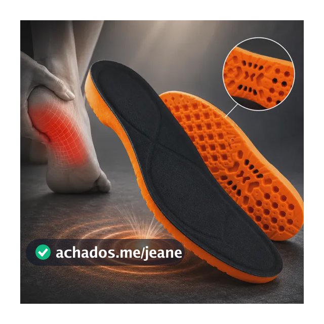 Palmilha Em Gel Ortopédica Alto Conforto Anatomica Original