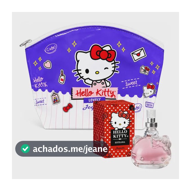 Jequiti Perfume Hello Kitty Água De Colônia 25 Ml
