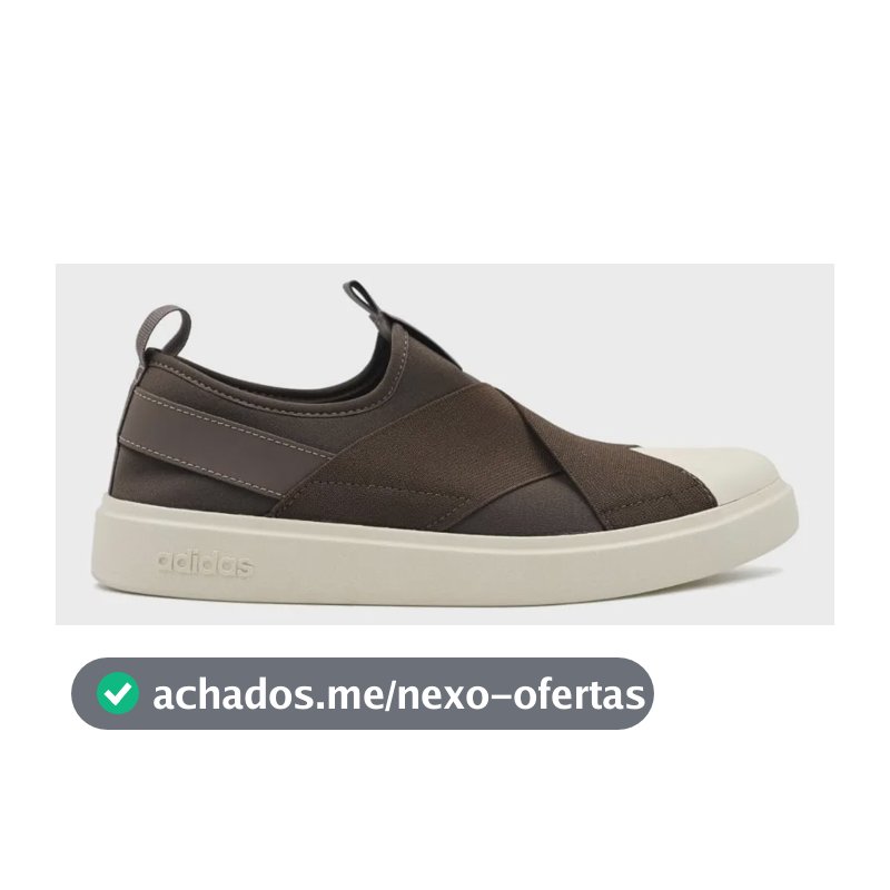Tênis Feminino Streettalk Slip On adidas Marrom Liso 37 Br