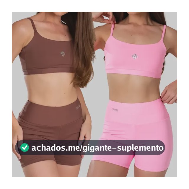 Kit 2 Conjuntos Fitness Feminino De Academia Alta Qualidade
