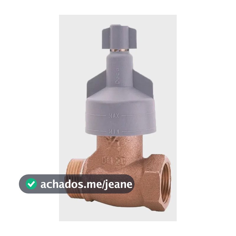 Base Registro Pressão 3/4" Liga de Cobre 11.2cm Deca