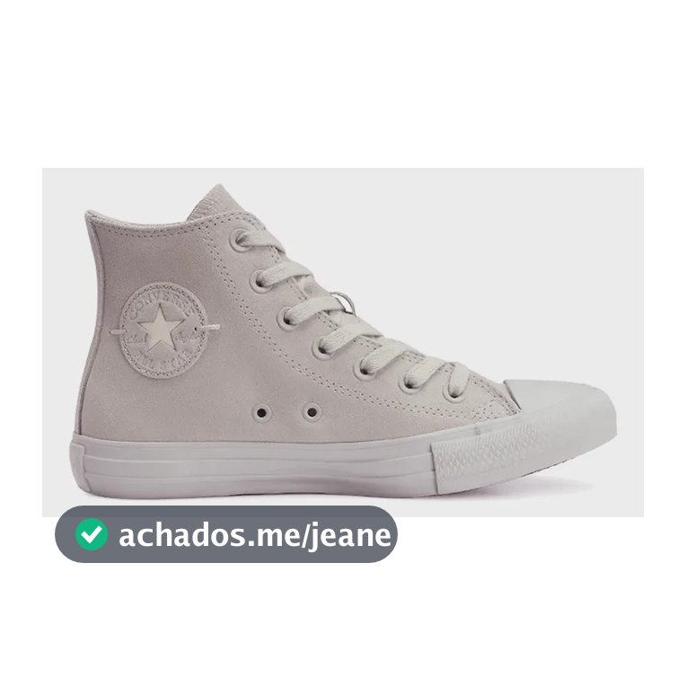 Tênis Cano Alto Converse Allstar Crafted Suede Marfim Marfim 37 Br