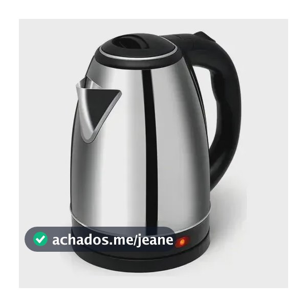 Chaleira Elétrica Inox Jarra 1,8 Litros Prateado 127v 1200w