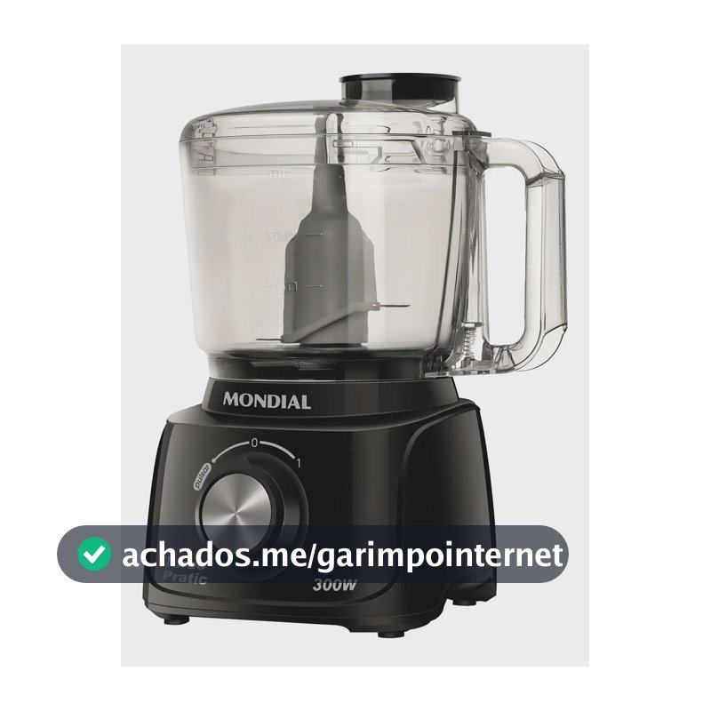 Mini processador turbo MP-16 300w cor preto Mondial